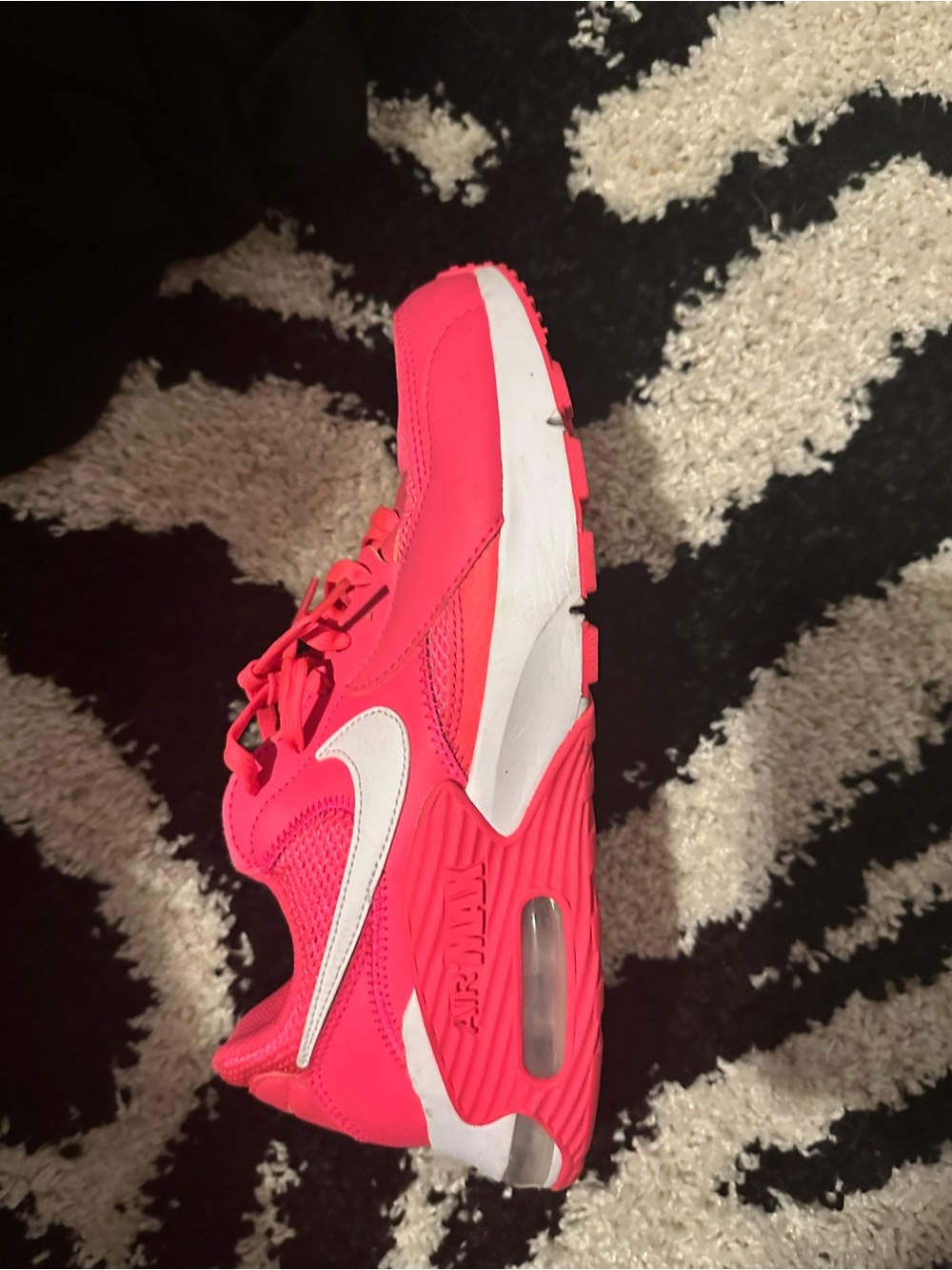 Nike Women’s Hot Pink Athletic Sneakers with White Swoosh